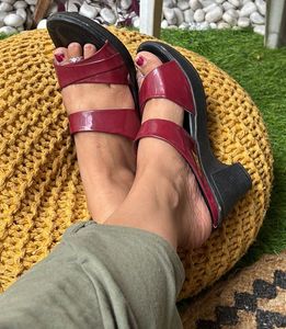 Beautiful Red block  Heels
