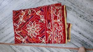 Elegant Red Saree