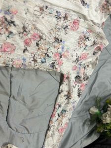 girls shrug with top