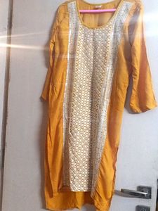 Elegant Mustard Kurta