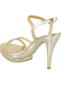 Gold Platform High Heels