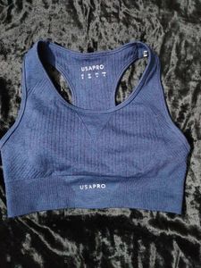 💙 SEAMLESS CROP SPORTS BRA