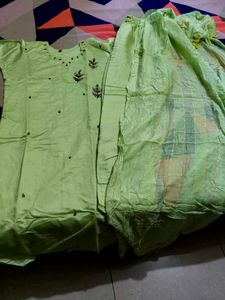 Lime Green Pant Kurta