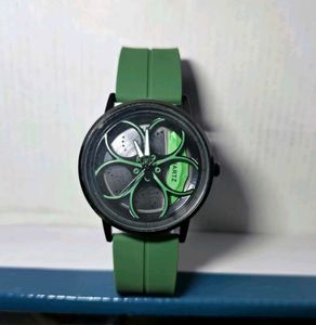 Artz Green Rotor Watch