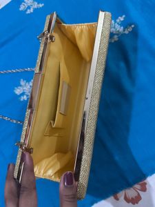 Gold Shimmer Clutch
