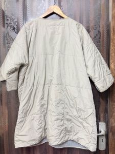 Beige Quilted Jacket