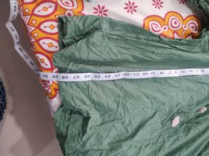 UTSA by Westside Elegant Green Embroidered Top