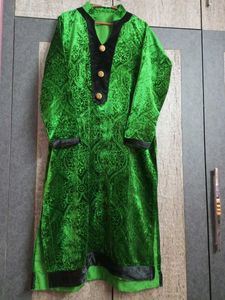 Elegant Green Velvet Kurta