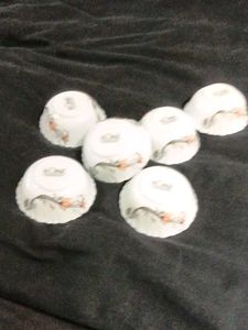 LaOpala Floral Dessert Bowls (Set of 6)