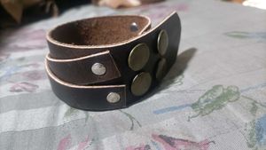 Leather Rivet Bracelet