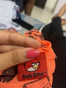 Original Angry Bird Orange Transparent Top