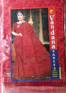 Women Pure Cotton Saree
