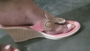 Pink Embellished Heels