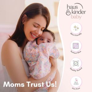 haus &amp; kinder Muslin Swaddles – Pack of 3