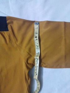 Stylish Mustard &amp; Black Button-Down Shirt