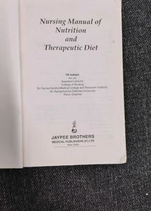 Nursing Manual For Nutrition &amp; Therapeutic Diet