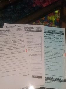 Allen Practice Papers with answer key