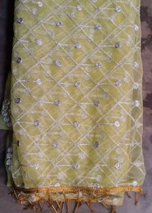 Yellow Ethnic Gown with duppta