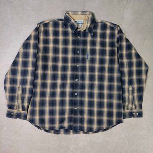 Columbia Plaid Button-Down Shirt - XL