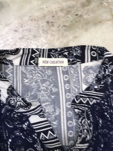 Boho Print Tunic Top