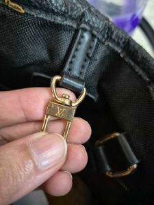 Black LV Tote Bag