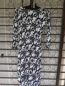 Black And White Kurta