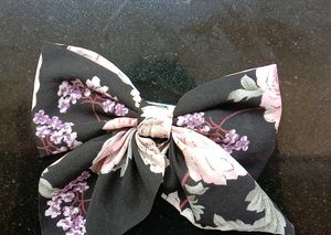 Flower Bow For Both Long And Short Hair