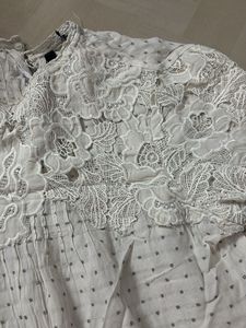 Elegant White Lace Top