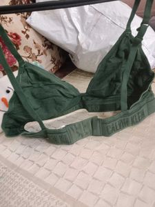Calvin Klein Green Bra