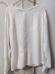 White Long Sleeve Top