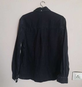 ZARA Black Denim Shirt Unisex