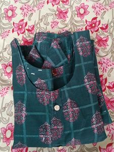 L Size Green Kurthi