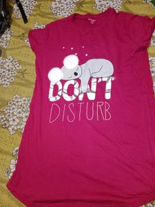 Cute Koala Sleep Long Tshirt ( Half Nighty)