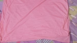 bright pinky peach color stole