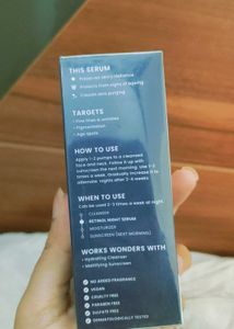 New Sealed Foxtale Retinol night face serum