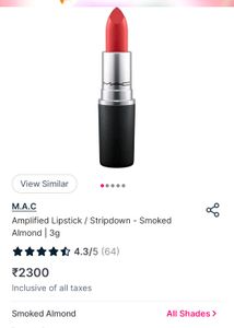 Mac Amplified Almond Shade Lipstick