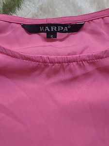 Harpa Cold Shoulder Top With Batwing Sleeves