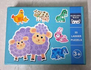 Ladder Puzzle Farm Animals Set Of 6