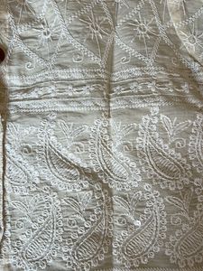 Beige Embroidery Top