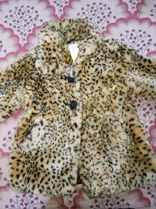 Leopard Print Imported Fur Coat