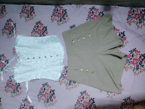 Corset and Shorts Set