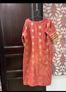 Kurta Pant Set With Gotta Lace Highlighted