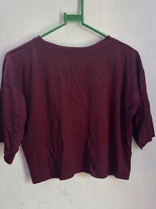 Cute purple Crop Top