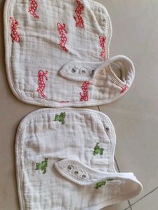 Usa Imported Baby Bibs - Set of 2