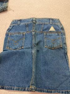 Vintage Denim Mini Skirt