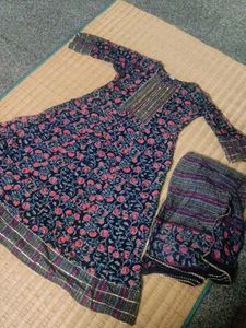 Floral Kurta  With Duppta