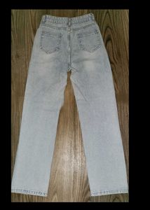 Embroidery Straight Leg Jeans