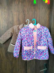 Stylish Cute COMBO  Girls&#39; Floral Jacket