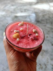 Shell & Pearl Candle