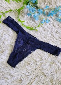 Mint Lace Thong